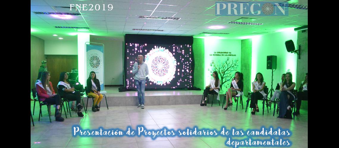 Proyectos solidarios de las candidatas departamentales