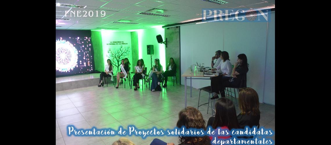 Proyectos solidarios de las candidatas departamentales