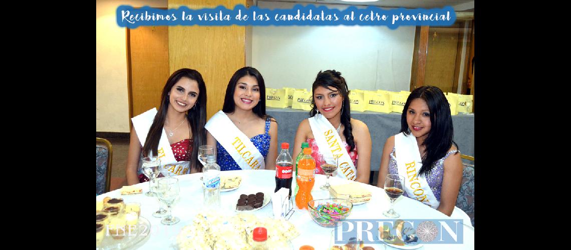 Las reinas departamentales  visitaron Pregoacuten