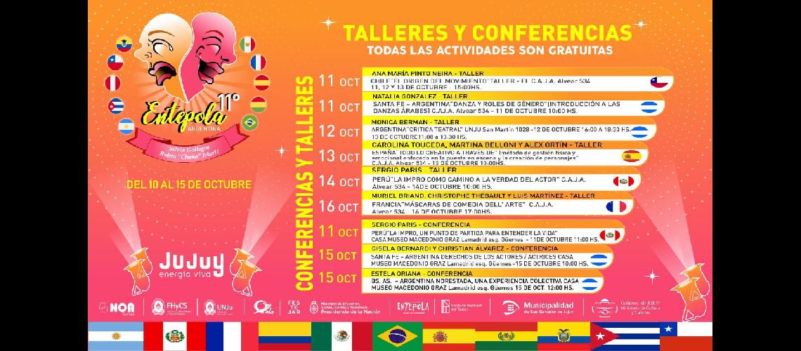 Talleres y  conferencias  en ENTEPOLA