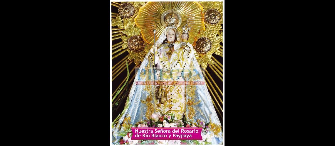 Procesioacuten en honor a la  Virgen de Riacuteo Blanco