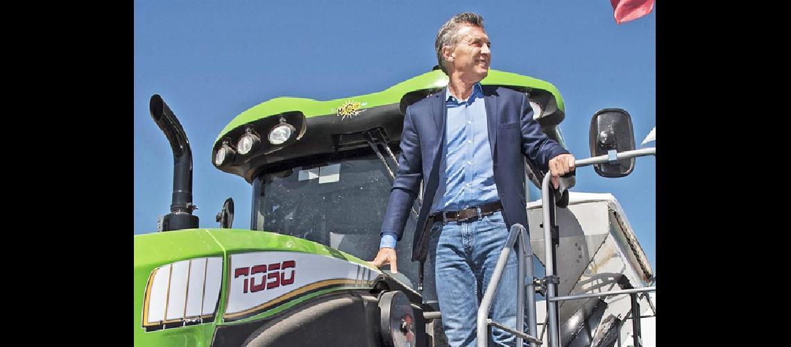 El campo se  moviliza en apoyo  a Mauricio Macri