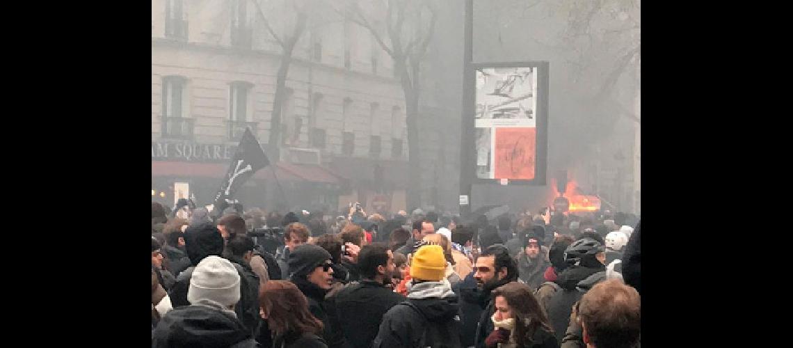 Quinta jornada de huelga en Francia