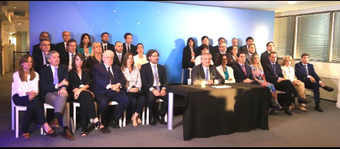 El gabinete de Alberto Fernaacutendez