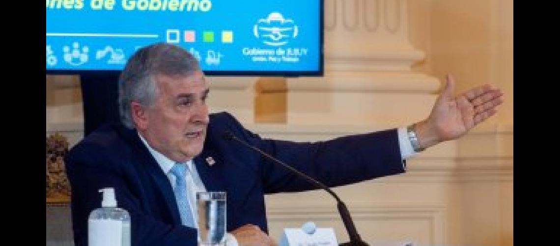 El gobernador Morales criticoacute y planteoacute reclamo a la Embajada de Peruacute