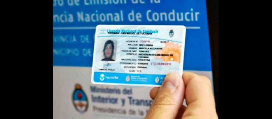 Se puede gestionar la licencia de conducir