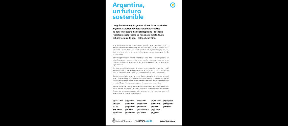ARGENTINA UN FUTURO SOSTENIBLE 