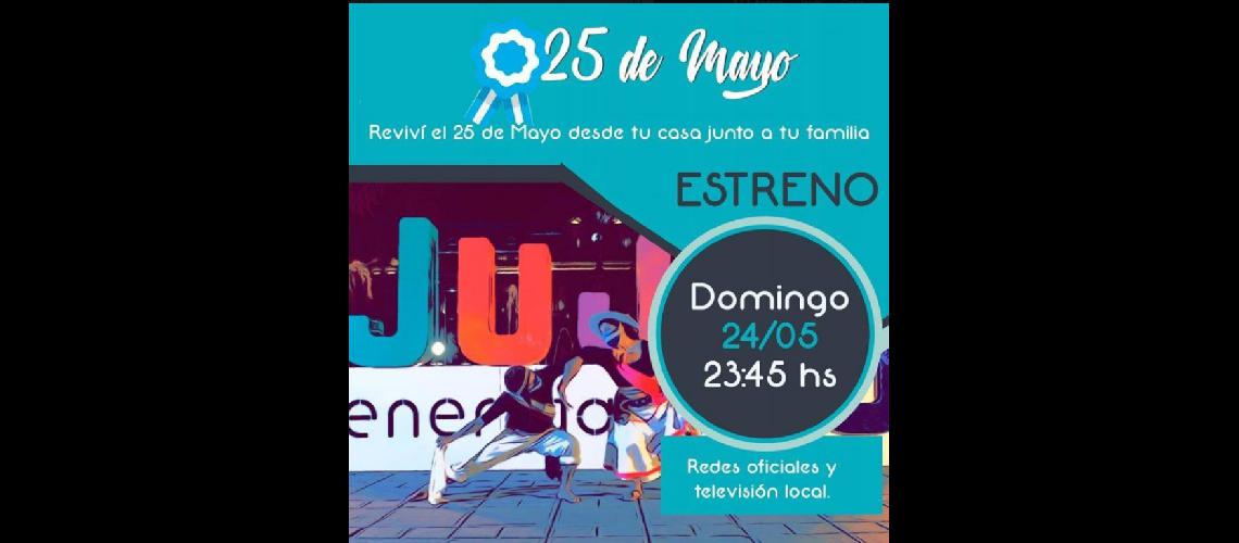 Vigilia jujentildea del 25 de Mayo con una variada produccioacuten audiovisual