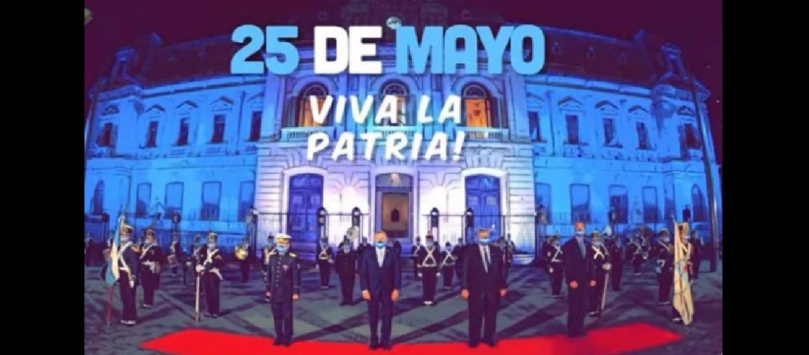 Morales destacoacute el fervor patrioacutetico del 25 de Mayo