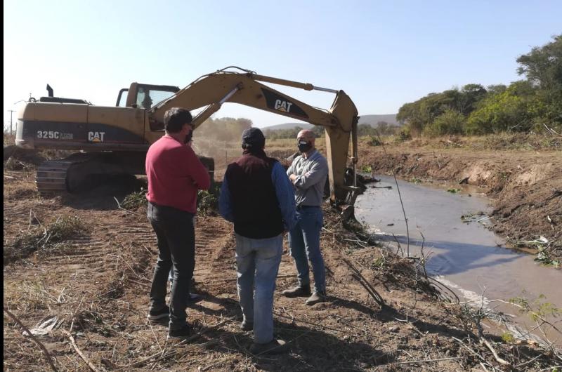 La mega obra de drenajes y riegode Manantiales avanzoacute un 65-en-porciento-