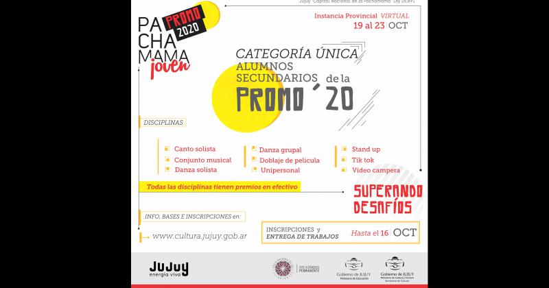5deg Concurso Provincial PACHAMAMA JOVEN - #AbrazaTuCultura