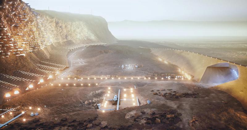 Un arquitecto tucumano proyectoacute una ciudad sustentable en Marte
