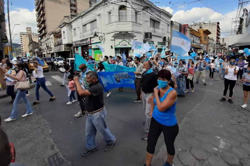 La marcha Celeste pidioacute por las dos vidas en todo el paiacutes