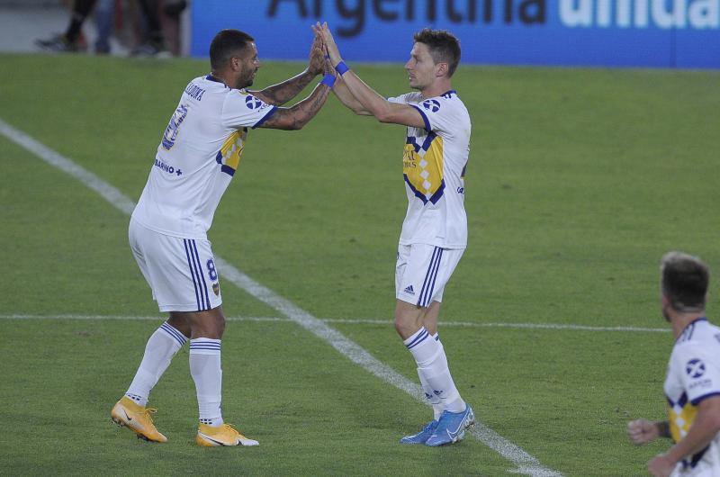 Los goles de Boca- Edwin Cardona y Franco Soldano