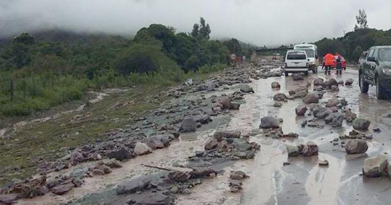 Cortes de ruta en Jujuy debido a las fuertes lluvias