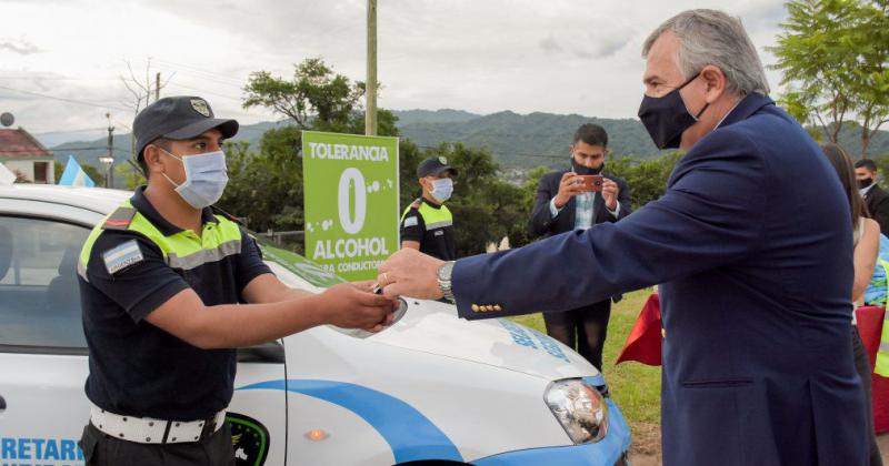 Morales presentoacute vehiacuteculos nuevos y maacutes efectivos para Seguridad Vial