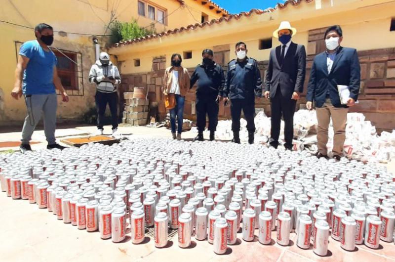 Decomisaron bebida alcohoacutelica por venderse de manera ilegal en Yavi