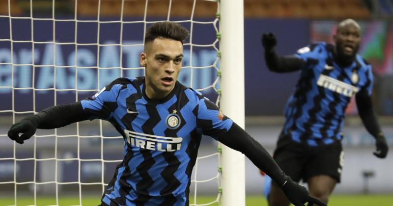 Inter con un gol de Lautaro Martiacutenez alcanza la punta
