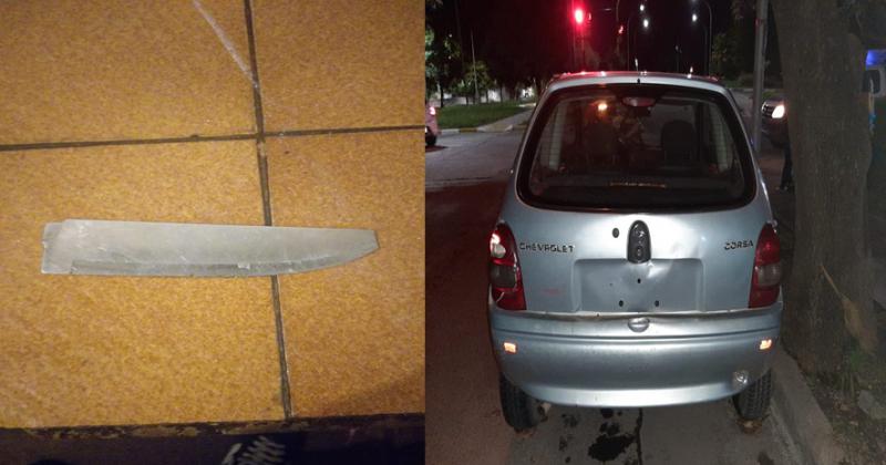 Tres ladrones forzaron un auto en el barrio Gorriti