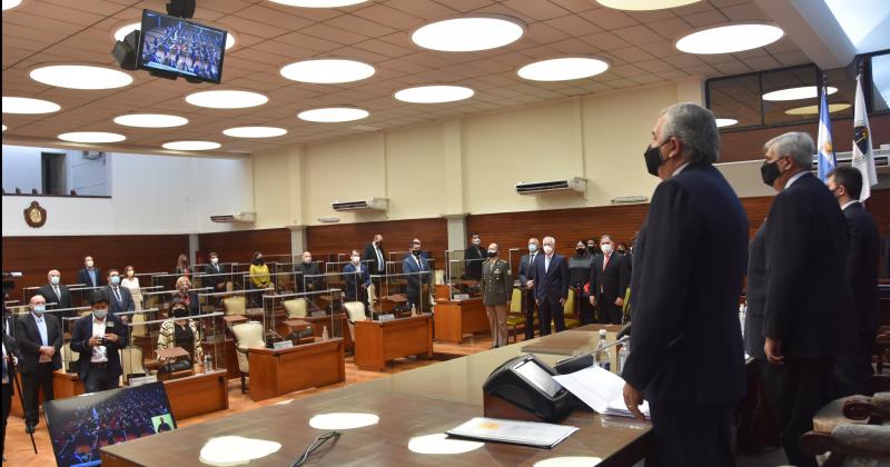 El Gobernador Morales inauguroacute el 160ordm periacuteodo de sesiones ordinarias