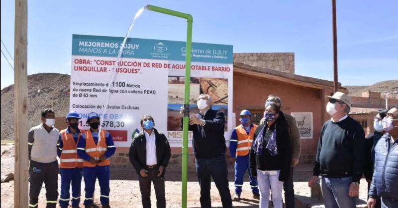 Se habilitoacute una nueva red de agua potable en el barrio El Unquillar de Susques