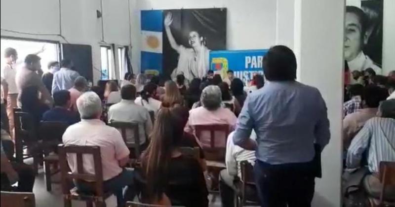 Destacaron la amplia participacioacuten de congresales en asamblea del PJ