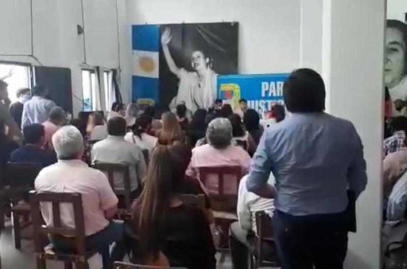 Destacaron la amplia participacioacuten de congresales en asamblea del PJ