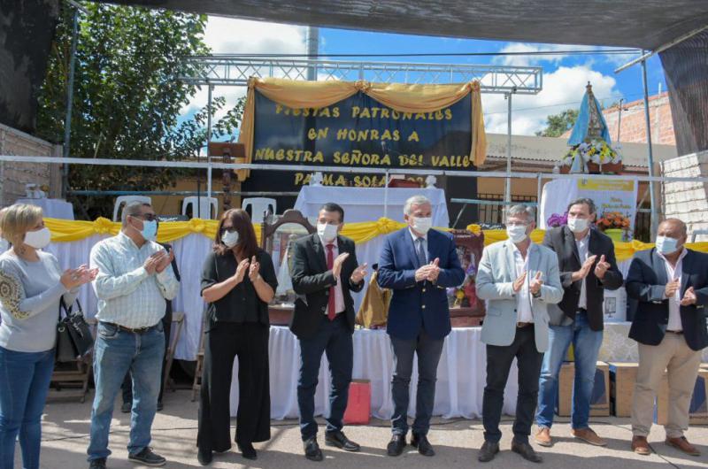 En las patronales de Palma Sola Morales inauguroacute obras y entregoacute equipamientos