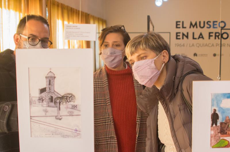 El Joseacute Terry inauguroacute muestras con la directora de Museos Marisa Baldasarre