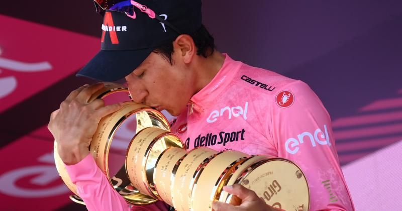 El colombiano Egan Bernal es el campeoacuten del Giro de Italia 2021