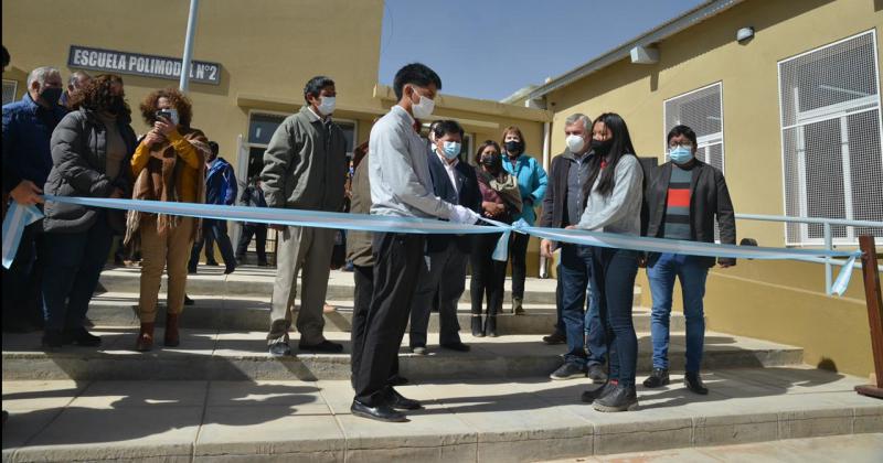 Morales inauguroacute el Colegio Polimodal Ndeg 2 de Abra Pampa