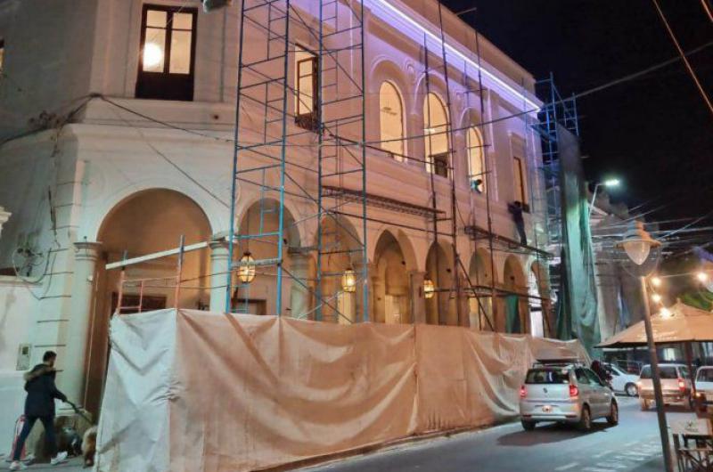 Estaacuten proacuteximas a finalizar las obras de restauracioacuten en Teatro Mitre