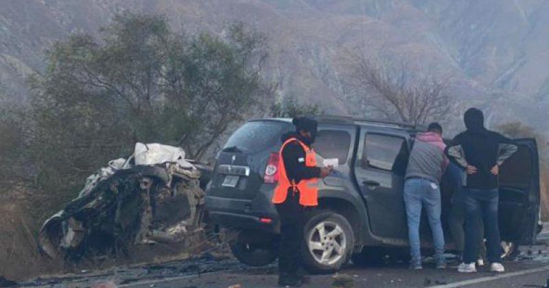 Accidente fatal en Ruta 9 dos autos chocaron de frente