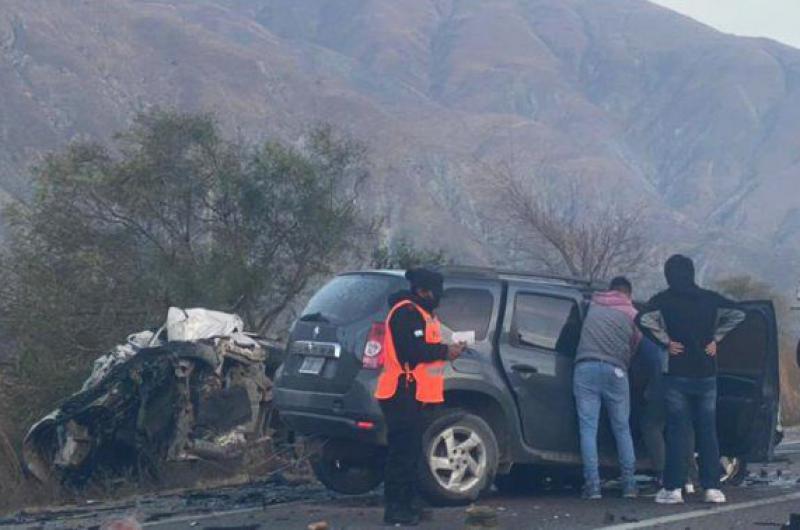 Accidente fatal en Ruta 9 dos autos chocaron de frente