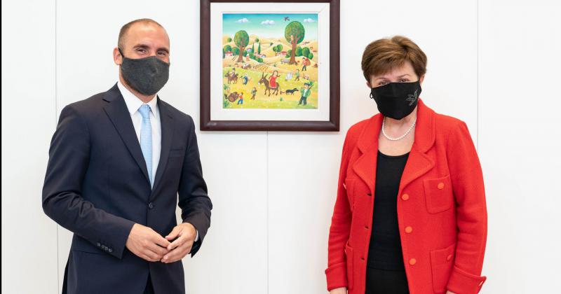 Guzmaacuten insistioacute ante Georgieva para que el FMI permita redistribuir la nueva emisioacuten 