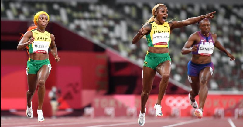 Elaine Thompson-Herah  gano el otro con reacutecord mundial 