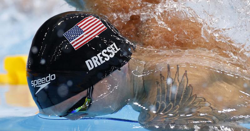 Caeleb Dressel se despidioacute con otras dos medallas de oro en la natacioacuten