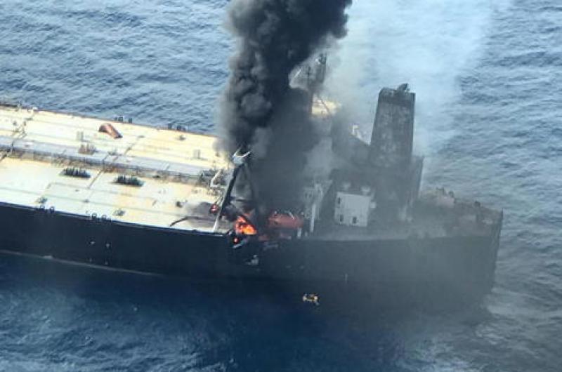 EEUU prometioacute respuesta colectiva contra Iraacuten por el ataque a un buque