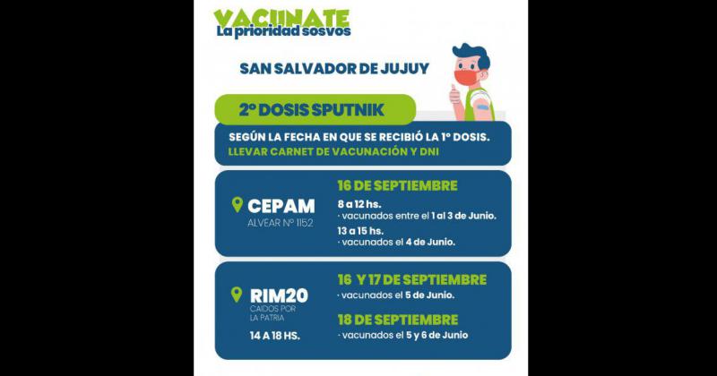 Avanza la vacunacioacuten con segunda dosis de Sputnik-V en San Salvador