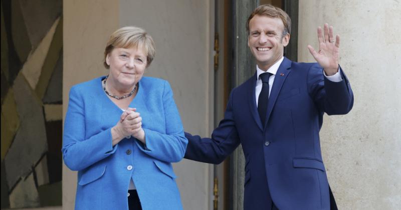 Merkel y Macron uacuteltimo encuentro en Pariacutes en viacutesperas de las elecciones en Alemania
