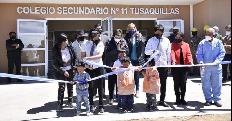 Inauguraron el nuevo edificio del Secundario Nordm 11 de Tusaquillas