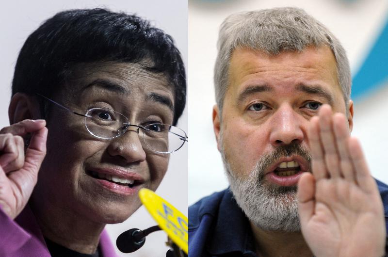 La periodista filipina Maria Ressa y el ruso Dimitri Muratov ganan el Nobel de la Paz