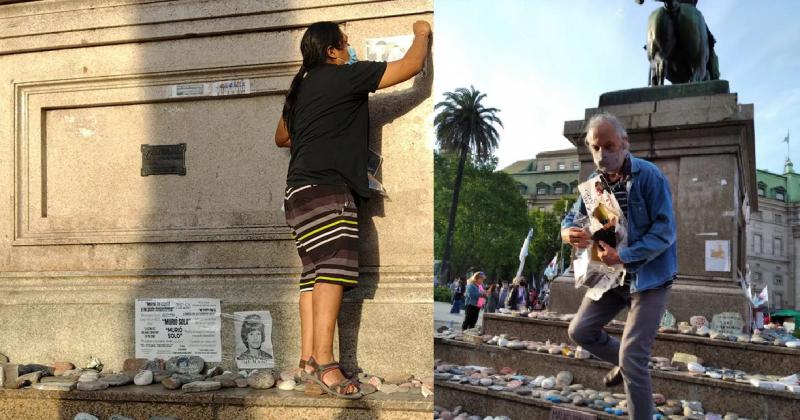 La central obrera realizoacute un acto de desagravio a las viacutectimas del coronavirus