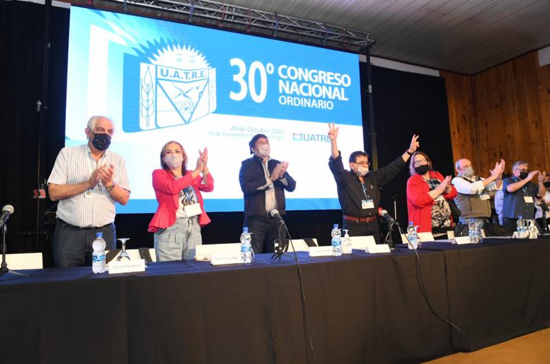 Seccionales jujentildeas de Uatre participaron de un congreso de la organizacioacuten sindical