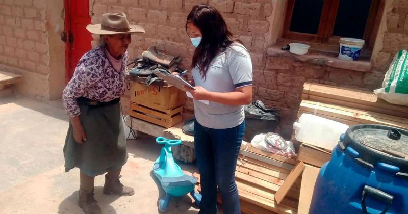 Relevamiento a familias de Tilcara y Humahuaca por el temporal