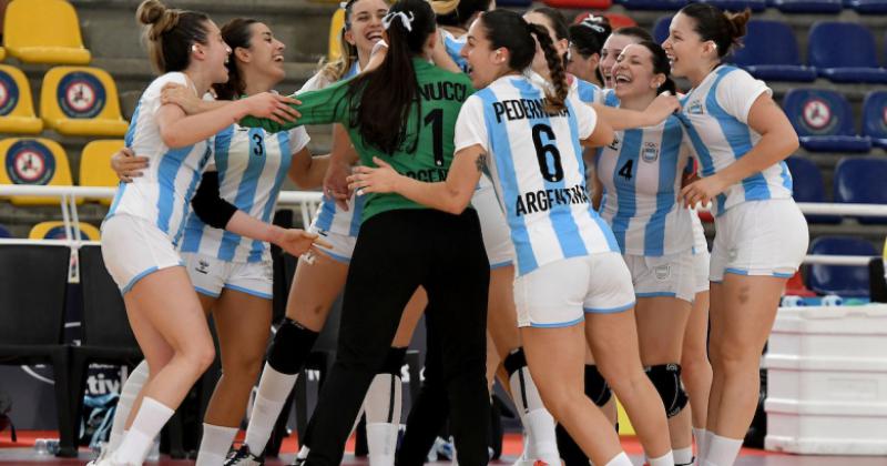 Las chicas de handball ganan el oro y la clasificacioacuten a los Panamericanos 
