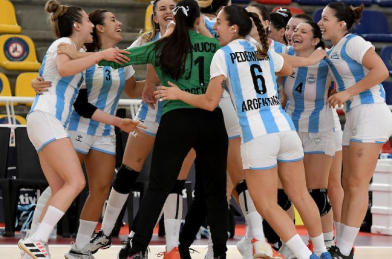 Las chicas de handball ganan el oro y la clasificacioacuten a los Panamericanos 