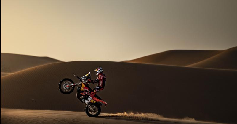  El campeoacuten Kevin  Benavides renueva su desafiacuteo en el Dakar