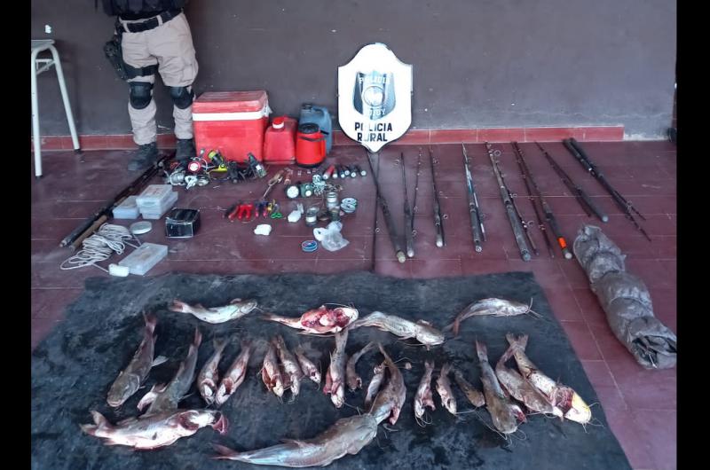 Secuestroacute animales y elementos de pesca