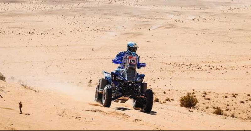 Anduacutejar gana la segunda etapa del Dakar en quads